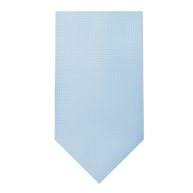 Jacob Alexander Men's Woven Subtle Mini Squares Regular Length Neck Tie - Sky Blue - Image 1